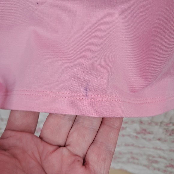 Johnny Premium Tunic Top‎ Dolman Sleeve V Neck Pink Comfy Casual Size M - Picture 2 of 9